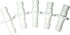 5 Pieces/Pack NIBP Blood Pressure Cuff Single Tube air Hose Adapter Connector to Neonate Disposable Cuff...