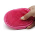 Veewon Silicone Pet Brush Pet Massage Bath Shampoo Brush Dogs Cats Cleaning Grooming Brushes (Green)...