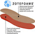 FootMatters Plastazote Orthotic Comfort Insoles - US Women 9-11.5 / Men 8-10.5...