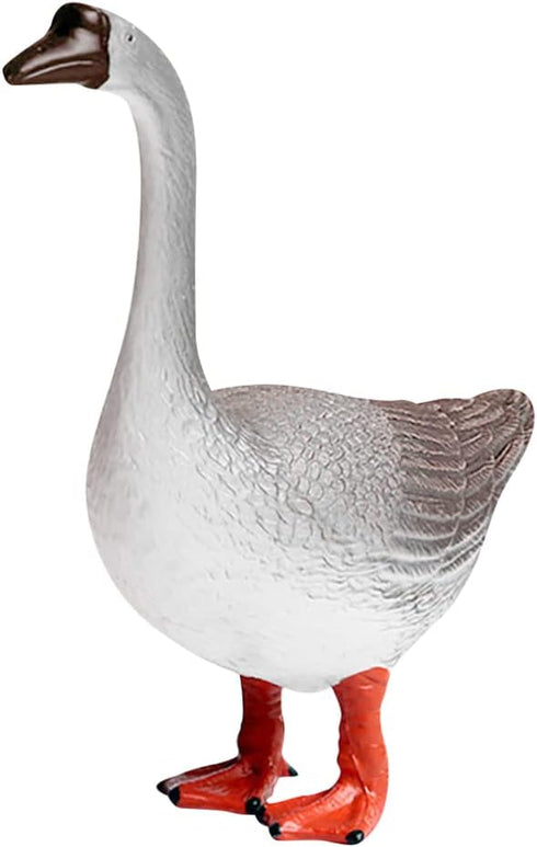 Goose Statue Farm Animal Sculpture: Garden Goose Statue Yard Farm Animal Figurine Country Easter Patio Home Decoration for Indoor Outdoor Desktop(...