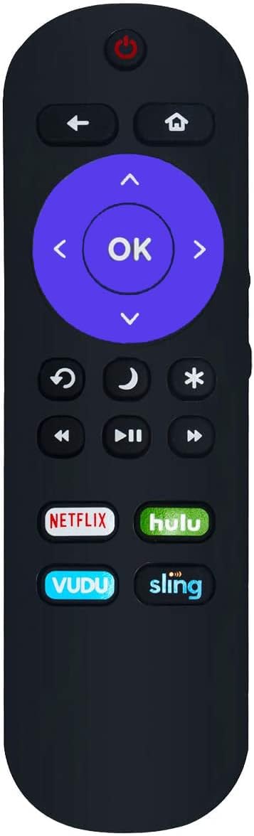 Universal Remote Compatible with Element ROKU TV with Netflix Hulu Vudu Sling...