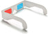 3D Paper Glasses, Red and Cyan Anaglyph, White Cardboard Frame, 50 Pairs...