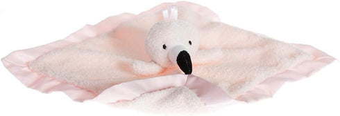 Apricot Lamb Stuffed Animals Flamingo Security Blanket Infant Nursery Character Blanket Luxury Snuggler Plush Baby Lovey(Flamingo, 13 Inches)...