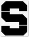 Michigan State S Mini Stencil - MSOOS-201...