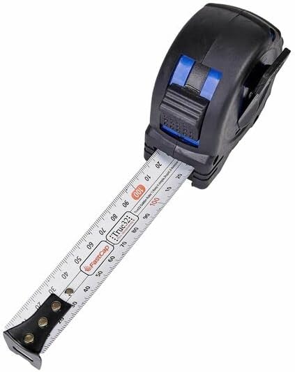 FastCap ProCarpenter True32 Metric Reverse Measuring Tape - Ideal for Professionals and Home Improvement - with Lever Action Belt Clip and Dual Lo...