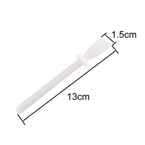 2 Pieces Glue Spreader Sticks Glue Applicator Adhesive Applicator Painting Scrapers for Handmade DIY PU-Leather Craft Tool, White...
