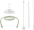 Straw Set for All in One Baby Bottle, with Straw Top, Handle, Straw, Weighted Straw, Straw Cleaning Brush All in One Kit, Easy to Clean, Straw wit...