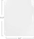 Lubudingjoy Plastic Sleeves for Recipe Binders 8.5 x 11, Recipe Card Page Protectors, 50 Count, Sheet Protectors for Letter Size Paper, Top Loadin...