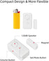 Wireless Personal Security Alarm Window and Door Sensor, 2 Pack, DIY Protection, Burgalar Alerts...