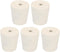 MECCANIXITY Rubber Tapered Plug 22mm to 28mm with 8mm Hole Test Tubes Bungs Stopper White for Lab Home 5 Pieces...