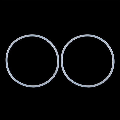 X AUTOHAUX Silicone O-Rings, 48.6mm OD 45mm ID 1.8mm Width VMQ Seal Gasket for Compressor Valves Pipe Repair, White, Pack of 20...