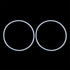 X AUTOHAUX Silicone O-Rings, 48.6mm OD 45mm ID 1.8mm Width VMQ Seal Gasket for Compressor Valves Pipe Repair, White, Pack of 20...