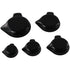 Weighing Powder Pans 5pcs 5 Sizes New Plastic Weighing Dishes Laboratory Equipment Black Weighing Vessel Liquid, Powder, Gems, etc...