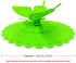 Tvoip 4Pcs Silicone Leakproof Cup Lid Heat Resistant Reusable Sealed Cover Kitchen Accessories Tea Cup Suction Seal Cap Cup Lid (NO.2)...