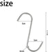 Stainless Steel Meat Hooks, 20Pcs, S-Shaped, Wall Mount, Heavy Duty, 15CM, for Kitchen, Smoking, Drying, Storage...