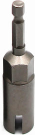 1PCS Deep Power Wing Nut Driver, 1/4" Hex Shank Slot Wing Nut Drill Bit Socket Wrenches Tool for Panel Nuts Screws Eye Q Hanger C Hook Bolt...