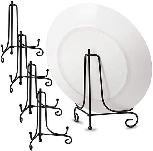 5 Pack Improved Anti-Slip 6 Inch Plate Holder Display Stand, Displays Picture Frames, Decorative Plates, Tablets and Art (6-inch)...
