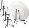 5 Pack Improved Anti-Slip 6 Inch Plate Holder Display Stand, Displays Picture Frames, Decorative Plates, Tablets and Art (6-inch)...