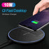 Fast Charge 10W Max Ethernoid Universal Fast Wireless Charging Pad Compatible with iPhone 14/14 Plus/14 Pro/14 Pro Max/13/13 Mini/SE 2022/12/11/X/...