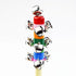 6Pcs Wooden Jingle Hand Bells,Rainbow Handle Wooden Bells Jingle Stick Shaker Rattle Baby Kids Children Musical Toys...