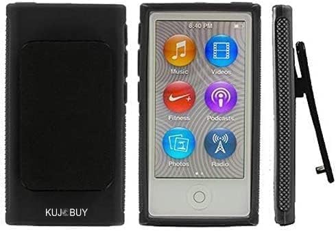 iPod Belt Clip TPU Rubber Skin Case Cover for Apple iPod Nano 7th Generation 7G 7 Case Cover for iPod Classic Protective Case for iPod Cover Shell...