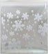 AKOAK 100 Count Resealable Clear Snowflake Bags Sweets Cookies Lollipops Cake Cellophane Bags Packaging Candy Cookie Plastic Bag Wedding Birthday ...