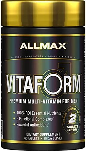 ALLMAX Nutrition - Vitaform - Multi-Vitamin for Men, 60 Tablets (Pack of 1)...