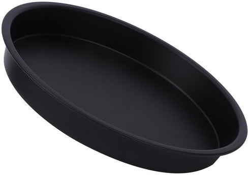 Black Pizza Pan, Carbon Steel Round Pizza Tray 10 Inch Non-Stick Pizza plate for Oven Home Kitchen Baking Tool Restaurant Bakeware...