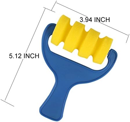 Painting Foam Brush Roller Sponge for Kid Mini Paint Brushes DIY Art Craft Painting Tool Set...