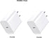PD 20W USB Type C Fast Wall Charger, OthoKing USB C Charger Block Adapter Compatible for 15/15 Pro/14/13, Galaxy, Pixel, AirPod (2 Pack)......