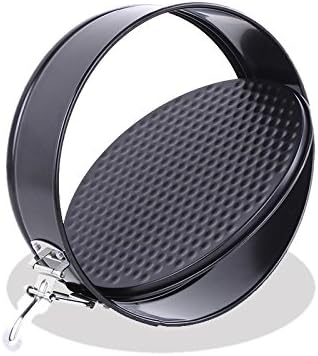 8 inch circular Springform interlocking and leak- proof seal carbon baking C ake Pan...