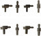 Pack of 8 Replacement NIBP Cuff Connectors Adapters Blood Pressure Monitor Cuff Air Hose Tube Connectors...