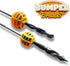 Rack-A-Tiers Bumper Balls - Drill Alignment Tool 1-1/2" and 2" Kit, Drill Bit Ball for Electricians, Flex Bit Bumper Ball, Flex Auger Ball (BB1520...