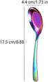 5 PCS Soup Spoon,Stainless Steel Spoon, Mirror Finish Spoons,Kitchen Serving Spoons,Dessert Spoon,Coffee spoon?Ice Cream Spoons for Soup Rice Tea ...