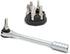 Prestacycle Prestaratchet Micro, Heavy-Duty Mini Ratchet & 1/4 Bits for Bike Repair & Maintenance, 40Nm Small Ratchet & Screwdriver with 6 Hex Bit...