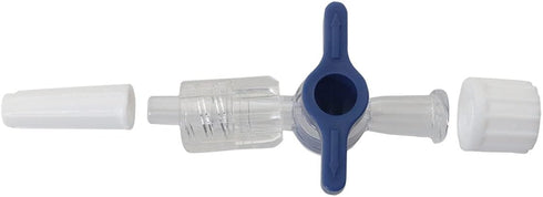 ToToT 5PCS Disposable Medical Valve 2-Way Stopcocks with Luer Connections Male Lock for School Projects, Hobbies DIY Experimental Research Project...