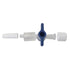 5pcs Disposable Medical Valve 2-Way Stopcocks with Luer Connections Male Lock for School Projects, Hobbies DIY Experimental Research Projects...