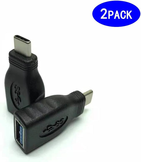 2-in-1 Powered Micro USB OTG Adapter 90 Degree Right Angled with Micro USB Power Charging Port for Streaming TV Stick, Android Phone or Tablet - 2...