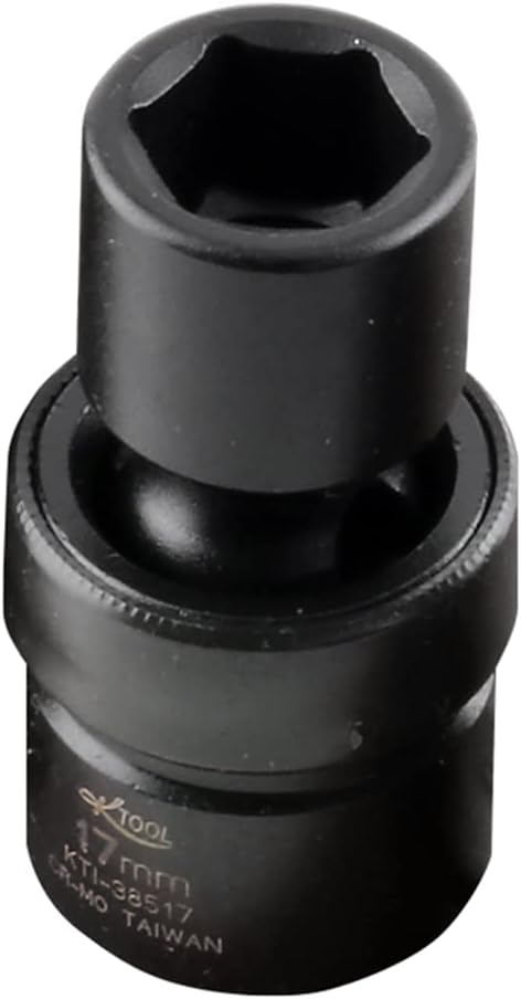 K-Tool 38517 17mm x 1/2" Drive 6pt Metric Standard Impact Flex Socket...