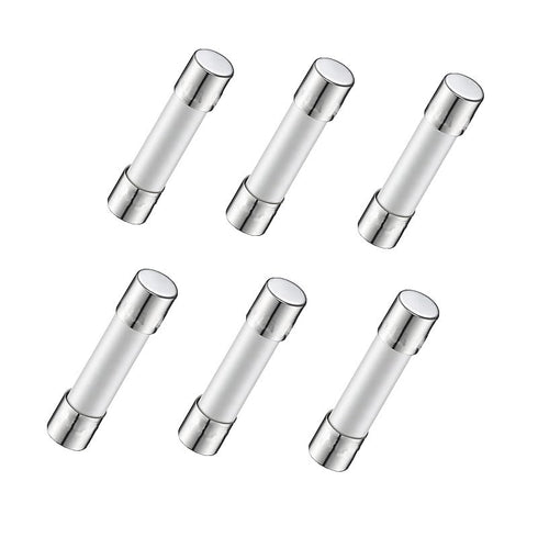 W10138793 Microwave Ceramic Line Fuse 20 Amp 250 Volt Compatible with Whirlpool W10422951 AP4308182, 14211054, 1450877, 4393146, 4393308 (6 Pack)...