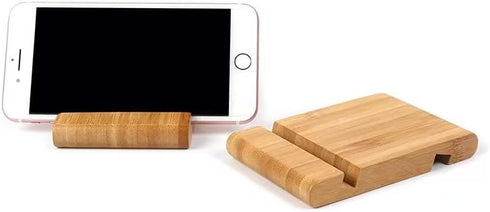 Cell Phone Stand for Desk Wood, Wooden Mobile Phone Holder, Portable Desktop Smartphone Stand, Universal Cell Phone Holder......