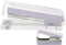 Purple Stapler Staples Remover Clear Acrylic Desk Stapler Manual Stapling tool Cute Staple Remover Kit for Home School Office Desktop Accessories ...