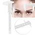 Eyebrow Tattoo Ruler, 8 Types Adjustable Golden Ratio Microblading Tattoo Measuring Ruler Eyebrows Shape Balance Extension Stencil for Beginner or...