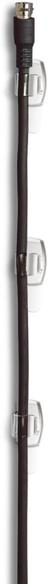 Command Round Cord Clips, Clear, 16-Clip...