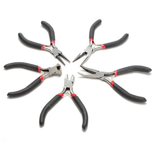 Tooth Needle Round Nose Pliers Tool Kit for Jewelry Making Tools 5pcs / 1 Set...