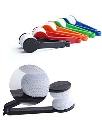 12 pcs Mini Sun Glasses Eyeglass Microfiber Spectacles Cleaner Brush Cleaning Tool?Random Color?...
