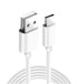 USB-A to USB-C Fast Charging and Syncing Cable | 3.3 Ft White Fast Charging and Syncing Cable for iPhone 15/ iPhone 15 Pro/iPhone 15 Pro Max/iPad ...