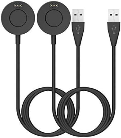 2-Pack Charger Compatible with Garmin Venu 2/Venu Sq 2/Venu Sq/Venu/Venu 2 Plus/Venu 2S/Venu 3S/Venu 3 Charger Cradle Dock Replacement Portable Ch...