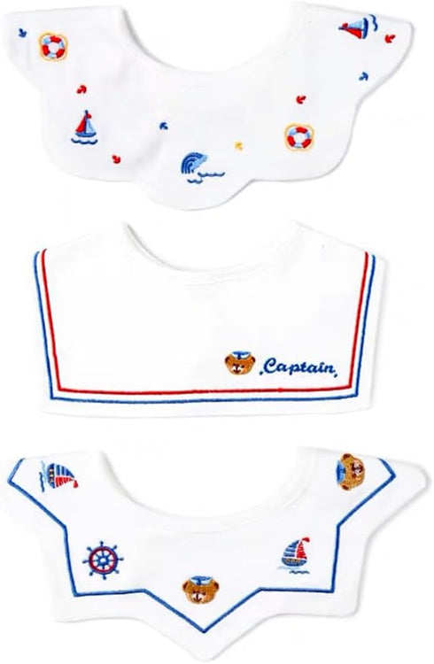 3 Pack 360° Rotate Pure Cotton Baby Bibs, Newborn Muslin Bibs For Teething And Drooling,Unisex Baby Bibs For Toddler, Adjustable With Snaps, Super...