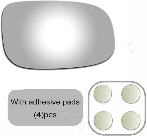 Mirror Glass fit for VOLVO C30 C70 S40 S60 S80 V50 V70 2007 2008 2009 2010 2011 2012 2013 Replacement Passenger Right Side View RH Adhesive...